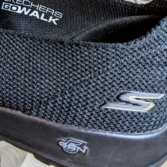 Skechers Men Go Walk Black Size 10 - Picture 3 of 8